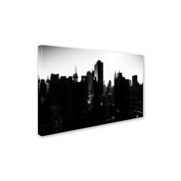 Philippe Hugonnard 'Pixels Print Manhattan' Canvas Art,16x24